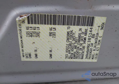 2016 Nissan Maxima 3.5 Sl from USA, damaged, VIN 1N4AA6AP8GC385144